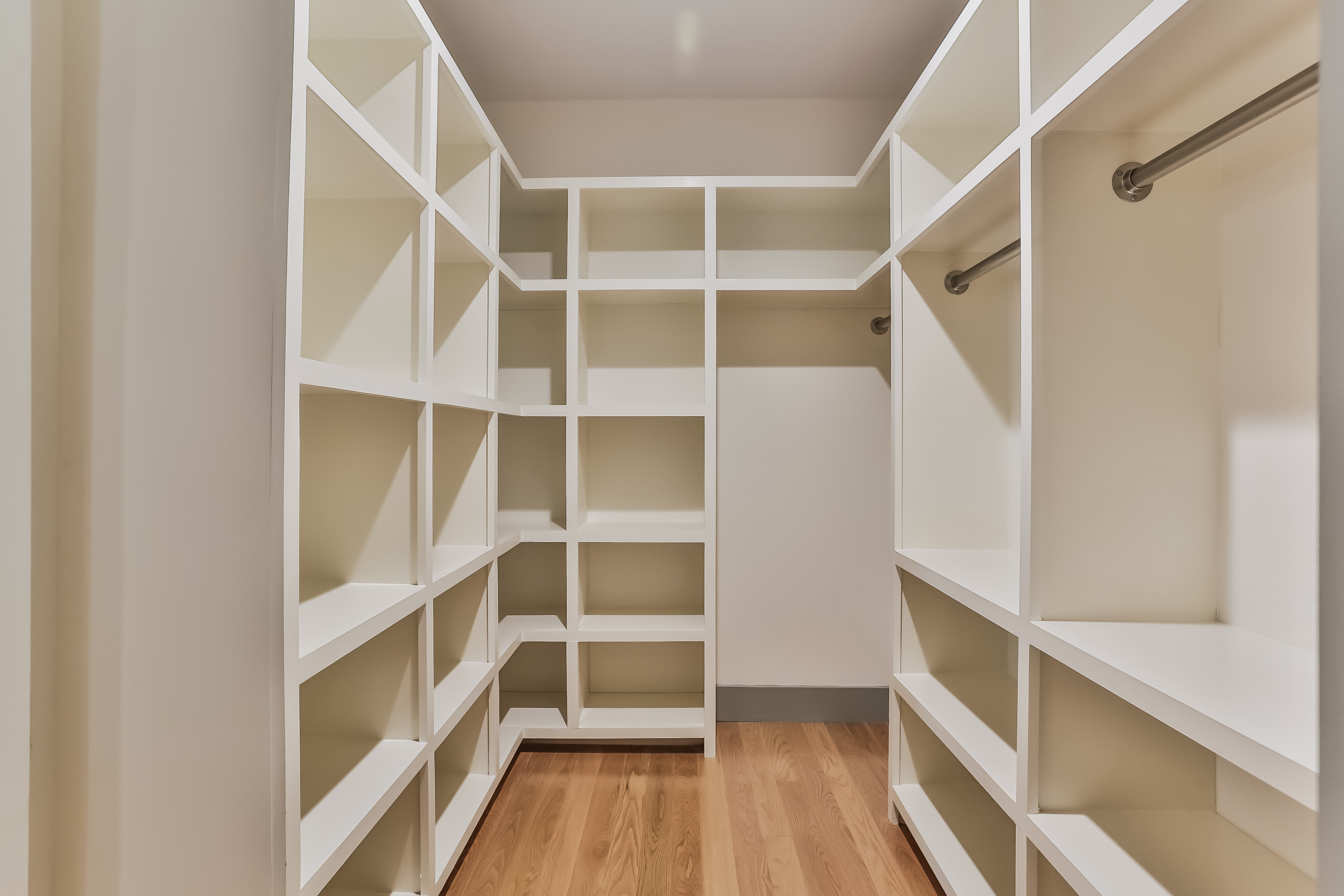 Large walk-in closets